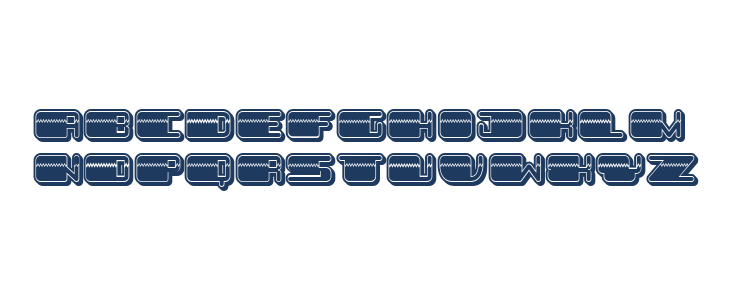 Patriotic Filled Regular Lowercase