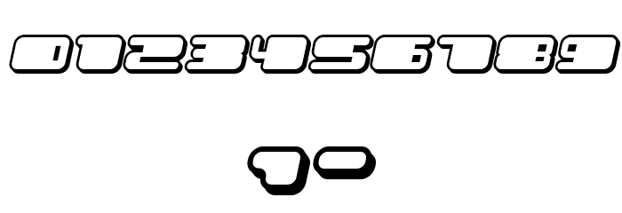 Patriotic Flat Italic Font OTHER CHARS