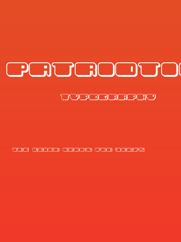 Patriotic Flat Regular Poster