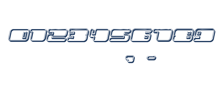 Patriotic Hollow Italic Other Characters