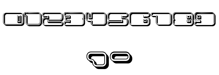 Patriotic Hollow Regular Font OTHER CHARS