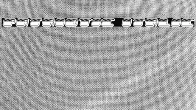 Patriotic Italic Font examples