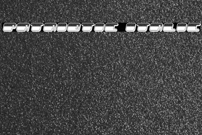 Patriotic Italic Font examples