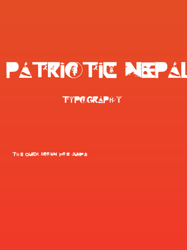 Patriotic Nepal Poster