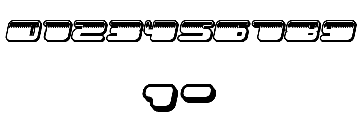 Patriotic No Stars Inverted Italic Font OTHER CHARS
