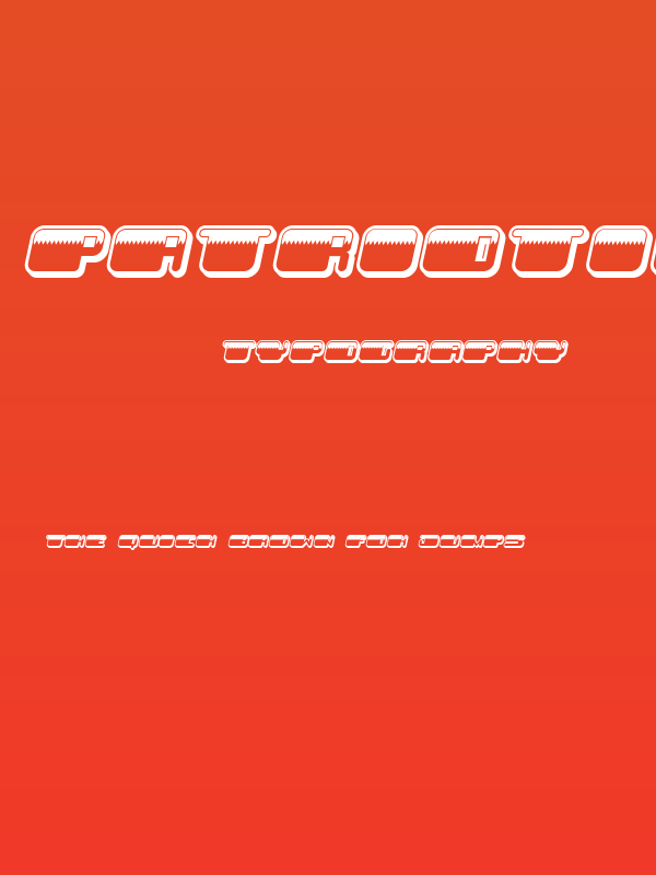 Patriotic No Stars Inverted Italic Poster