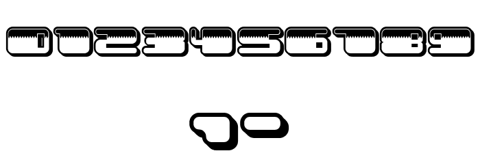 Patriotic No Stars Inverted Regular Font OTHER CHARS