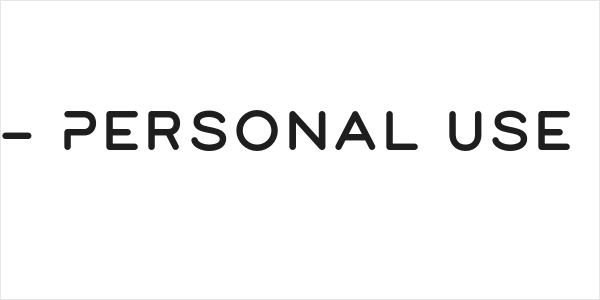 Patron - Personal Use Regular Logo