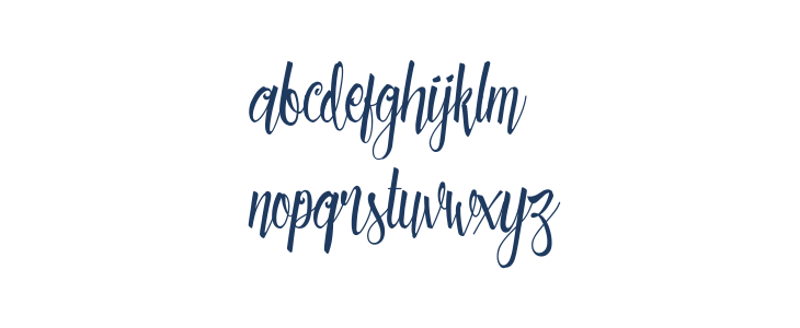 Patronia Script Lowercase