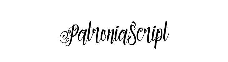 PatroniaScript  font caratteri gratis