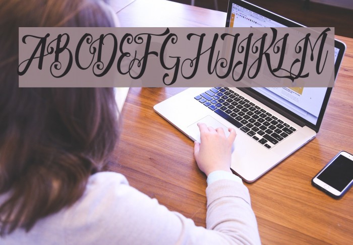 PatroniaScript Font examples