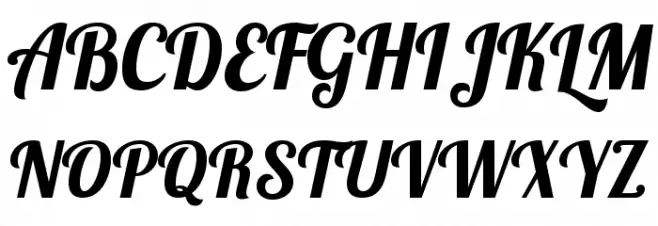Pattaya Regular Schriftart Groß