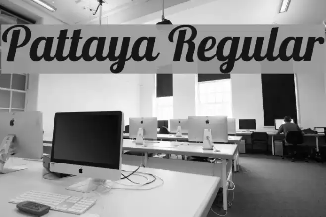Pattaya Regular Font examples
