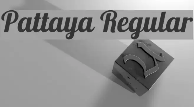 Pattaya Regular Font examples