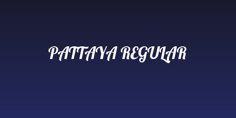 Pattaya Regular Social Header