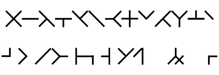 Pattern Font LOWERCASE