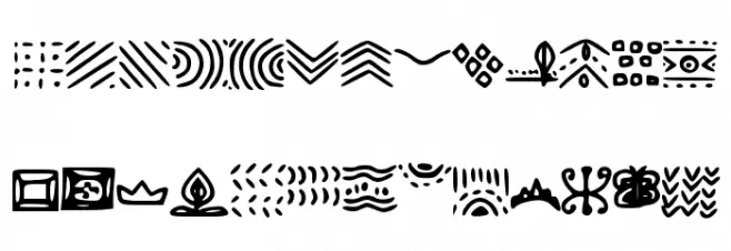 Patternify خط أحرف كبيرة