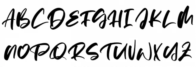 Patterning Schriftart Groß