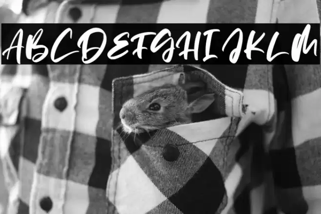 Patterning Font examples