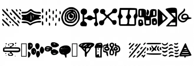 Patterns Font OTHER CHARS