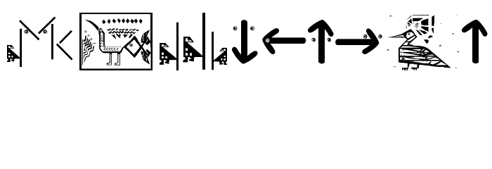 PatternsAnimals Font OTHER CHARS