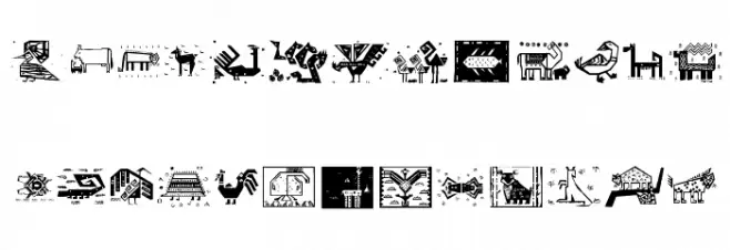 PatternsAnimals Polices MAJUSCULES