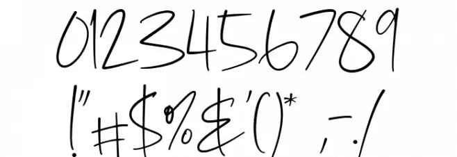 Pattheda Font OTHER CHARS