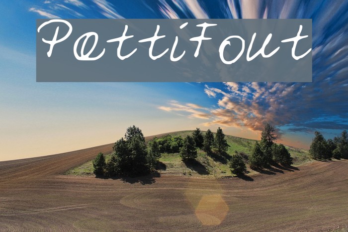 PattiFont Font examples