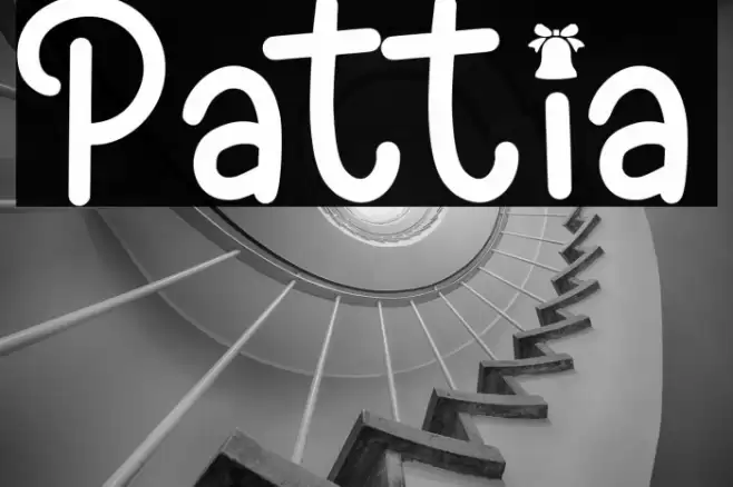 Pattia Schriftart examples