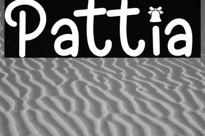 Pattia Schriftart examples