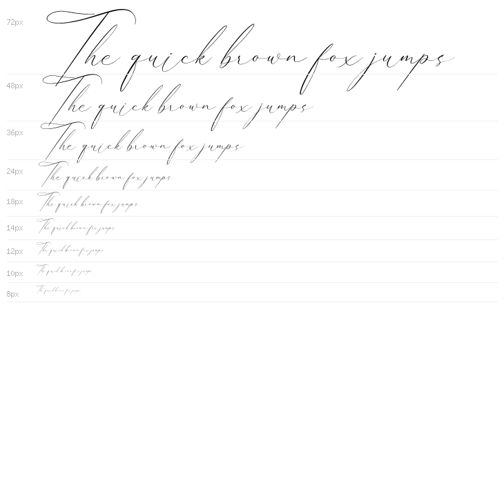 Pattricia Michella Italic Waterfall