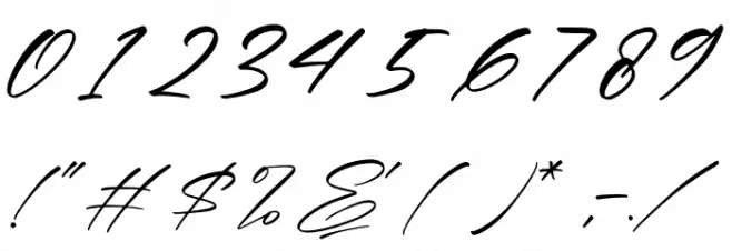 Pattricia Schriftart Anderer Schreiben