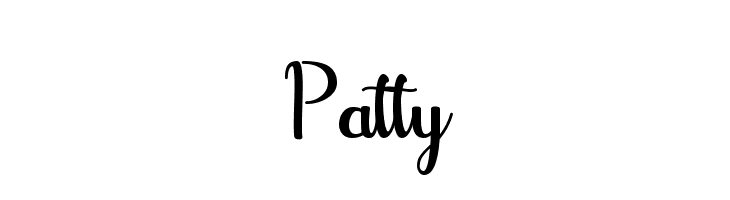 Patty  Скачать бесплатные шрифты