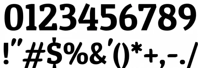 Patua One Font OTHER CHARS