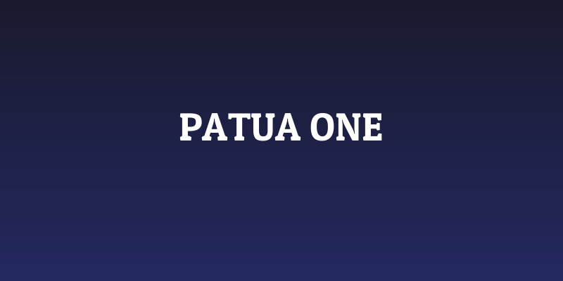 Patua One Social Header
