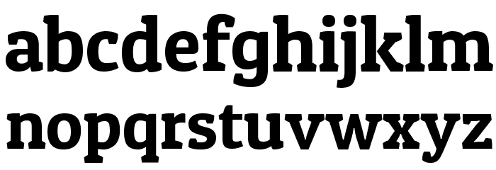 Patua One Font LOWERCASE