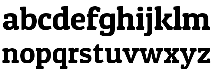 PatuaOne Font LOWERCASE