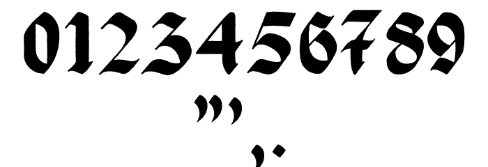 Pau the 1st Regular Font OTHER CHARS