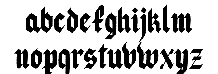 Pau the 1st Regular Font LOWERCASE