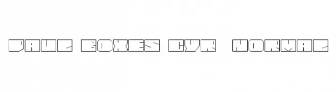 Paul BOXES Cyr  Normal  フリーフォントのダウンロード