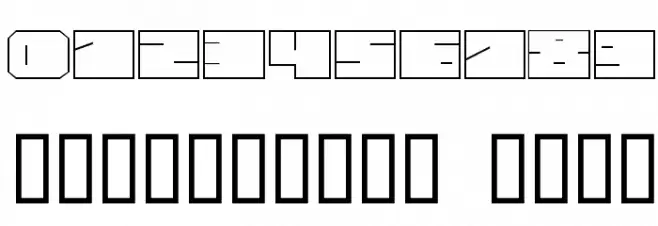 Paul BOXES Cyr  Normal Font OTHER CHARS