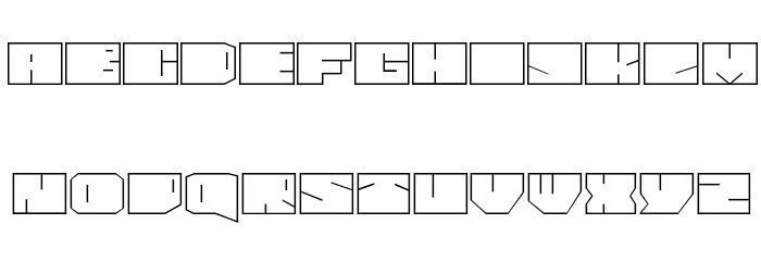 Paul BOXES Cyr Normal Font LOWERCASE