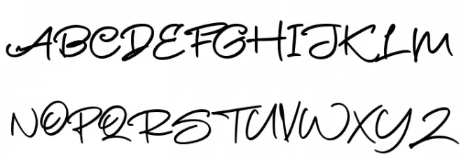 Paul Jackson 字体 大写