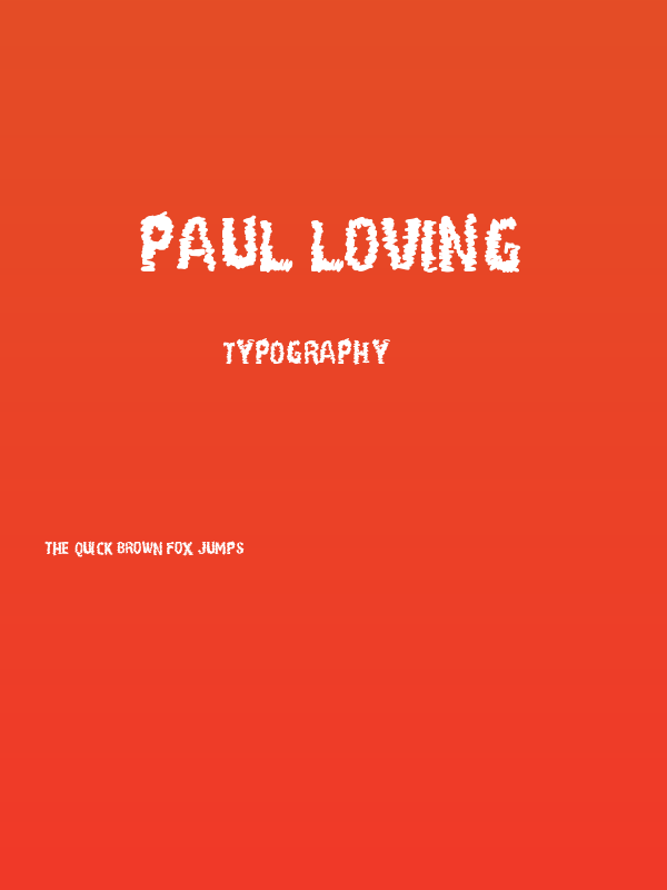 Paul Loving Poster