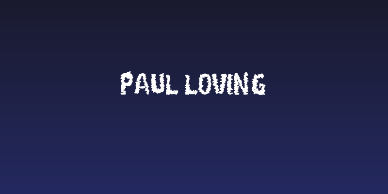 Paul Loving Social Header