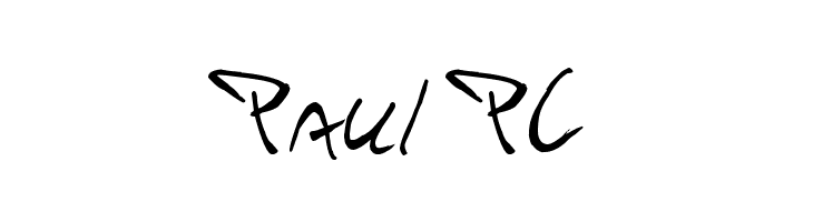 Paul PC  Frei Schriftart Herunterladen
