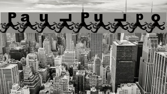 Paul Pulpo Font examples