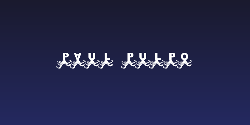 Paul Pulpo Social Header