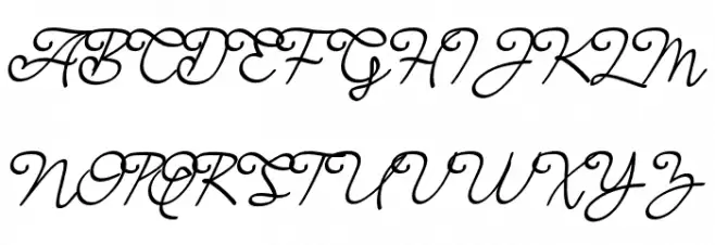 PaulHeath 字体 大写