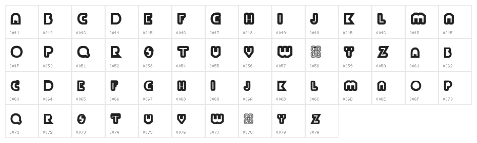 PaulKleinTwo Character Map